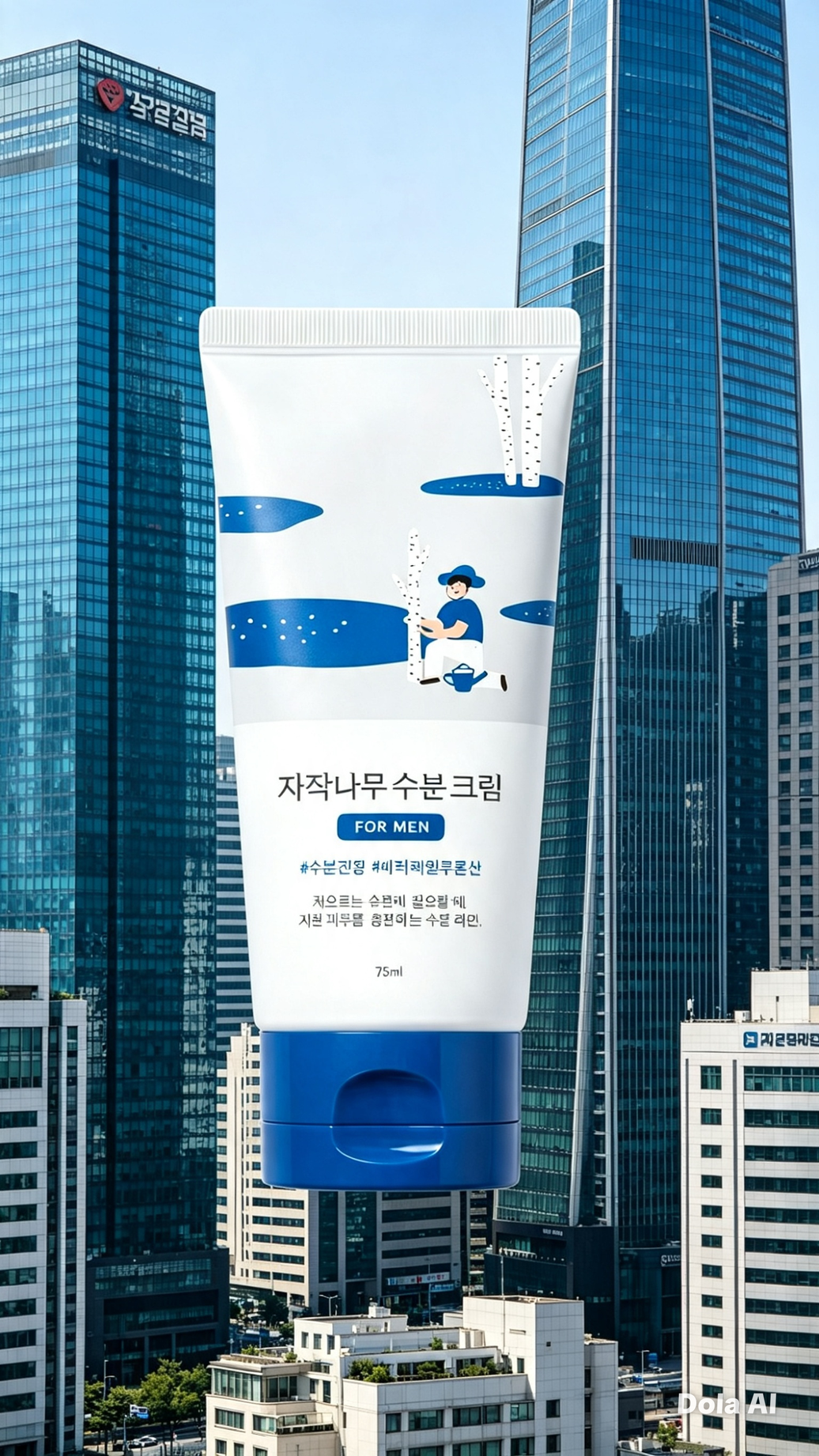 ROUND LAB For Men Birch Juice Moisturizing Cream 75ml