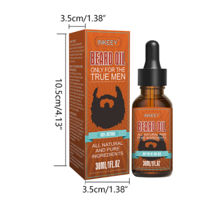 Natural Organic Beard Care Oil for Smoothing & Shaping