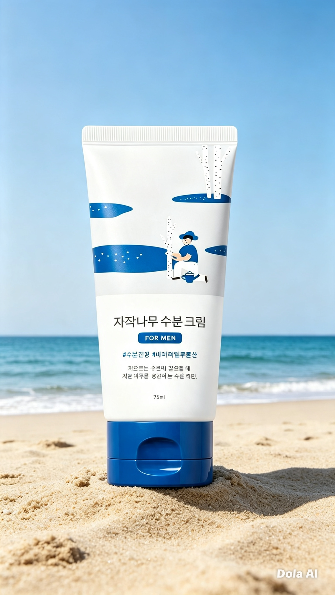 ROUND LAB For Men Birch Juice Moisturizing Cream 75ml