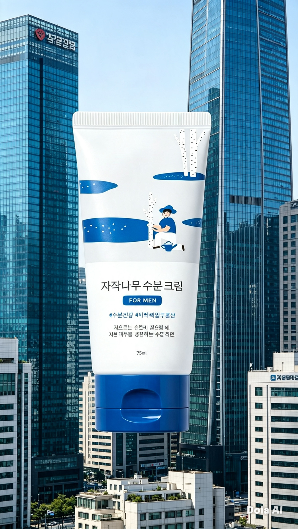ROUND LAB For Men Birch Juice Moisturizing Cream 75ml