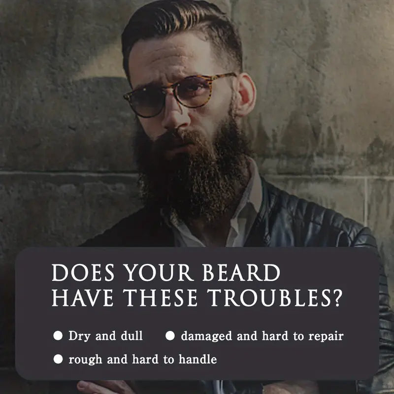 Natural Organic Beard Care Oil for Smoothing & Shaping