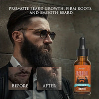 Natural Organic Beard Care Oil for Smoothing & Shaping