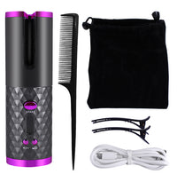 Rechargeable Automatic Hair Curler – LCD Ceramic