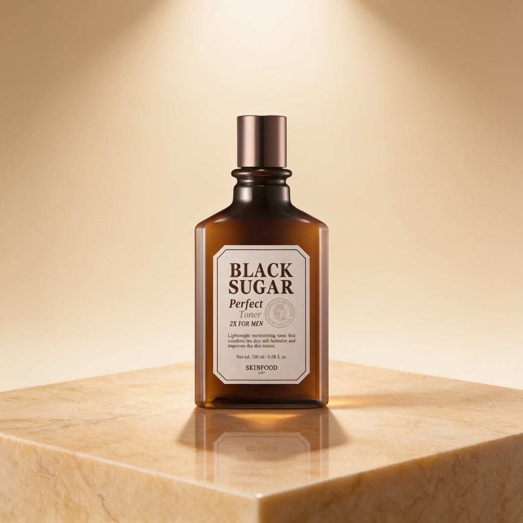 SKINFOOD Black Sugar Perfect Toner 2X for Men 180ml