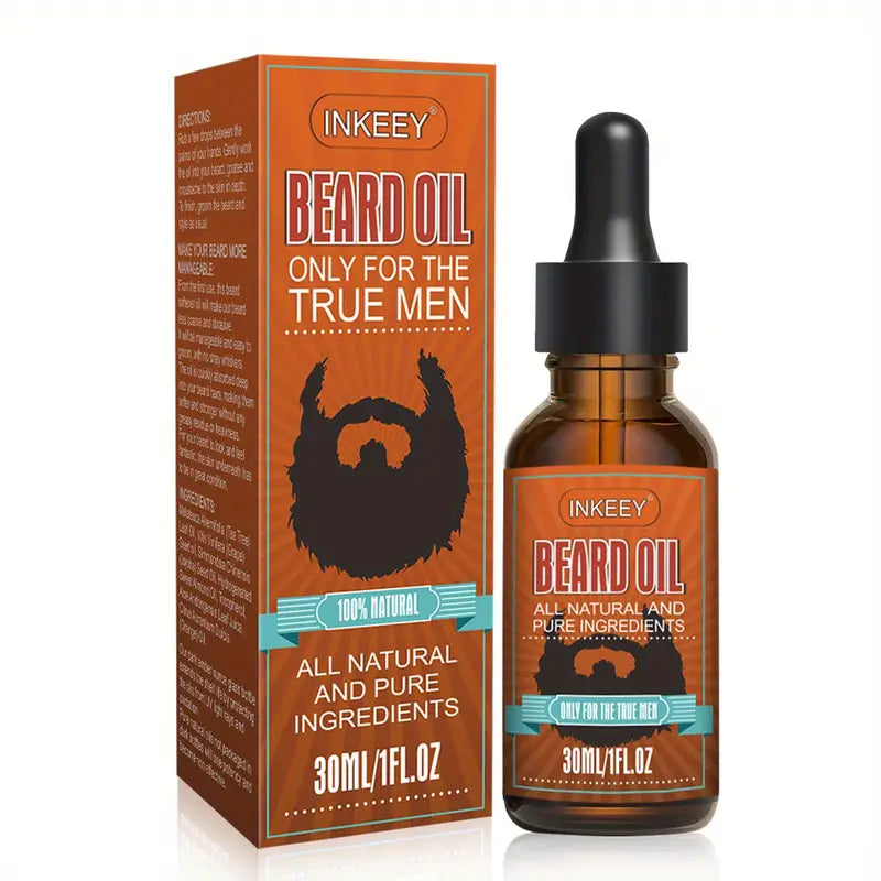 Natural Organic Beard Care Oil for Smoothing & Shaping