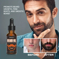 Natural Organic Beard Care Oil for Smoothing & Shaping