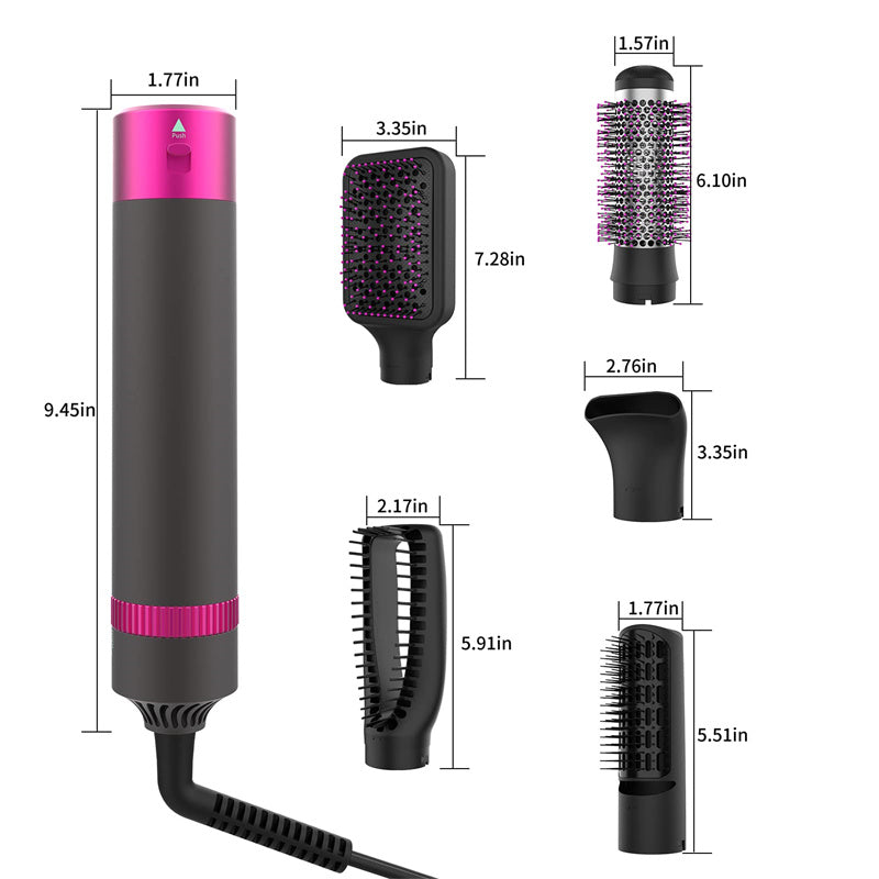 5-in-1 Hair Dryer & Styling Brush