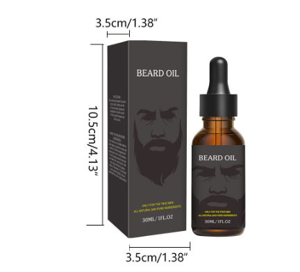 Natural Organic Beard Care Oil for Smoothing & Shaping