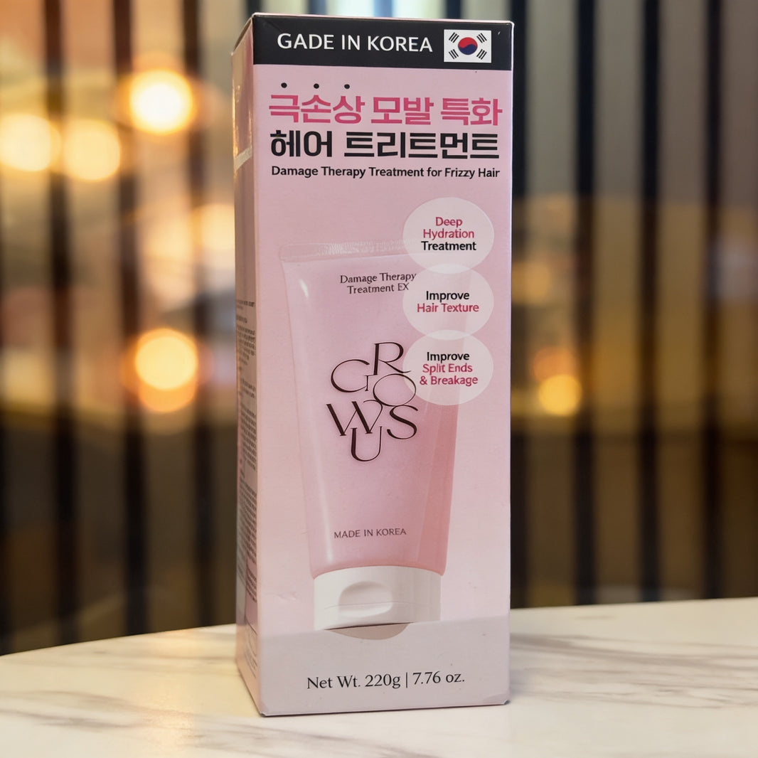 GROWUS Damage Therapy Treatment EX – For Frizzy &amp; Damaged Hair